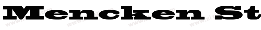 Mencken Std字体转换